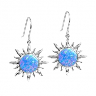 SS Opal Sun Earrings