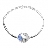 SS Opal Wave Bracelet