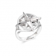 SS 925 Compass Ring