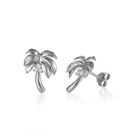 14K Palm Tree Earrings