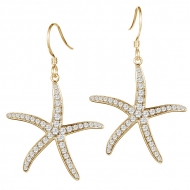14KYG Starfish Earrings
