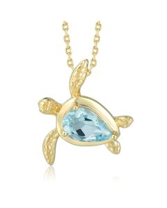 14KY Turtle Pendant