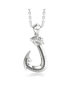 SS 925 Fish Hook Pendant