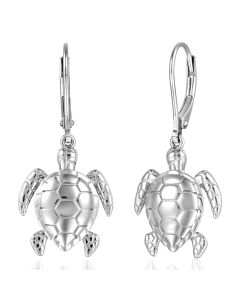SS 925 Turtle Earrings LB