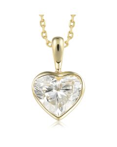 14KYG LD Heart Pendant