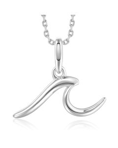 14KYG Wave Pendant