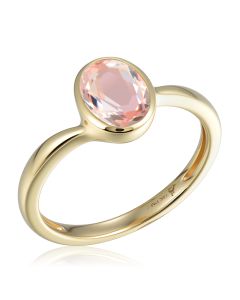 14KYG Morganite Oval Ring