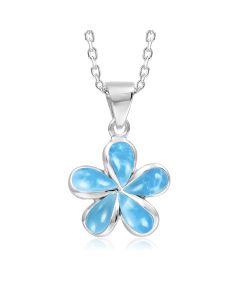 SS Plumeria Pendant