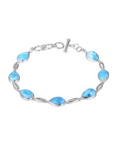 SS Tear Drop Bracelet