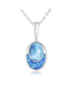 SS Heart Tear Drop Pendant