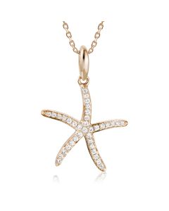 14KP Starfish Pendant