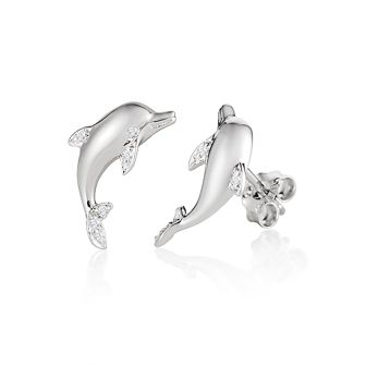SS Dolphin Earrings