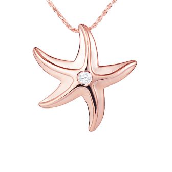 14K Starfish Pendant