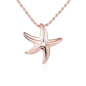 14K Starfish Pendant