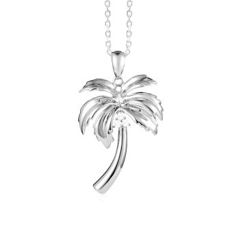 SS Palm Tree Pendant