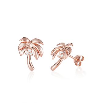 14KP Palm Tree Earrings