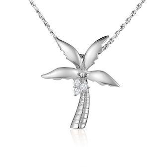 SS Palm Tree Pendant