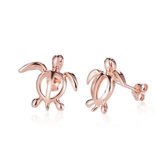 14K Honu Earrings