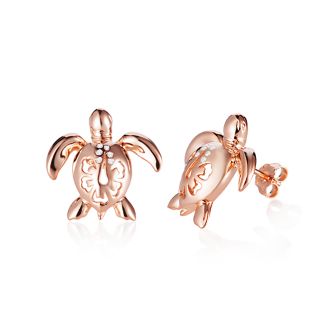14K Honu Earrings
