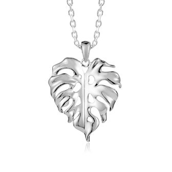 SS Monstera Pendant