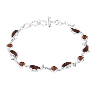 9 Dolphin Bracelet - ss.Koa