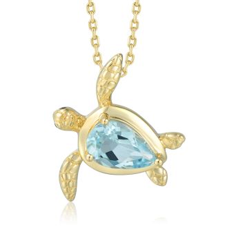 14KY Turtle Pendant