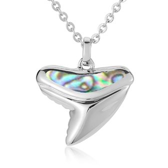 SS Shark Teeth Pendant