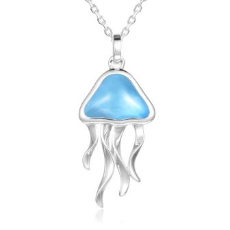 SS Jellyfish Pendant