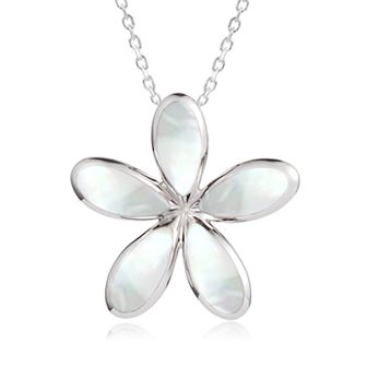 SS Plumeria Pendant