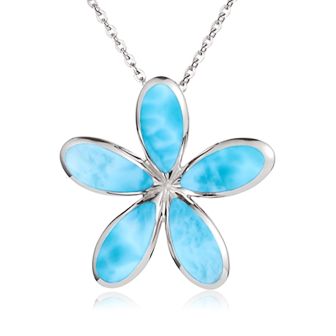 SS Plumeria Pendant