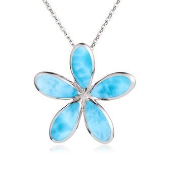 SS Plumeria Pendant