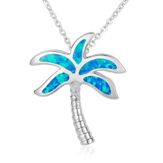SS Palm Tree Pendant