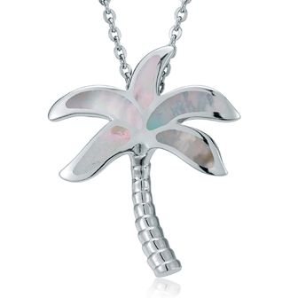 SS Palm Tree Pendant