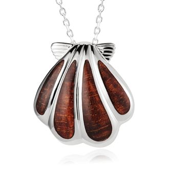 SS Sunrise Shell Pendant