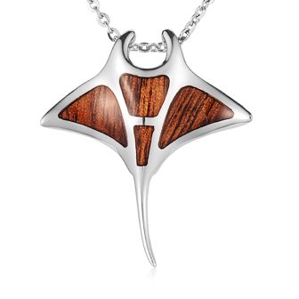 SS Manta Ray Pendant