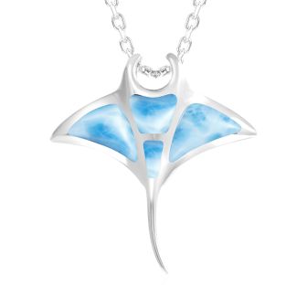 SS Manta Ray Pendant