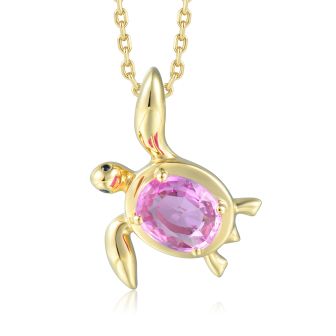 14KY Turtle Pendant