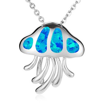 SS Jellyfish Pendant