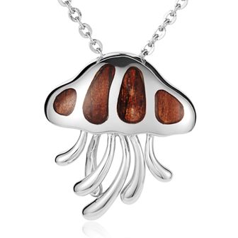 SS Jellyfish Pendant