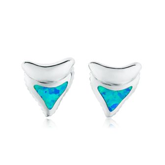 SS Shark Teeth Earrings