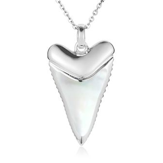 SS Shark Teeth Pendant