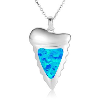 SS Shark Teeth Pendant