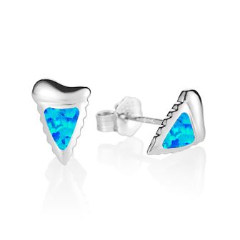 SS Shark Teeth Earrings