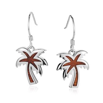 SS Palm Tree Earrings