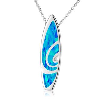 SS Surfboard Pendant