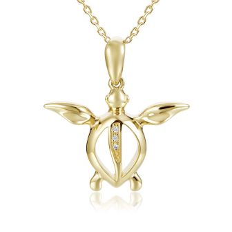 14KY Turtle Pendant