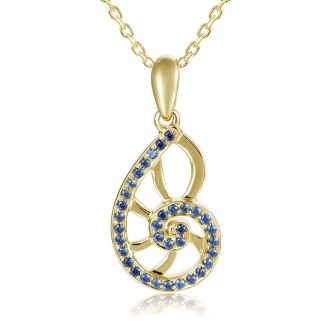 14KY Nautilus Shell Pendant