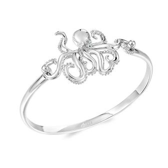 SS 925 Octopus Bangle Topping