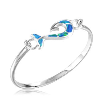 SS 925 GR Opal Fish Hook Topping