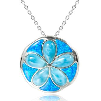SS 925 Sand Dollar Pendant (L)